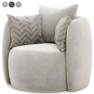 Fauteuil Terra armchair 3D model