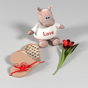 3D love story toy candy