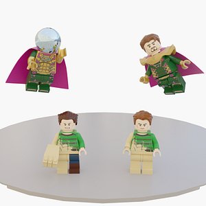 Lego Sandman and Mysterio mini pack 3D model