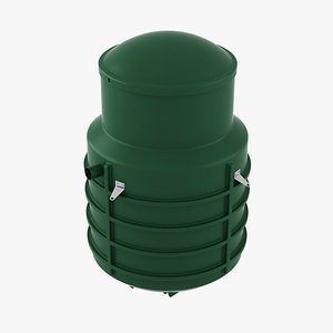 plastic septic tank 2 3D model