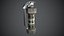 GRANATENPACK M84 M26 M67 M18 GRANATENPACK Low-Poly-3D-Modell