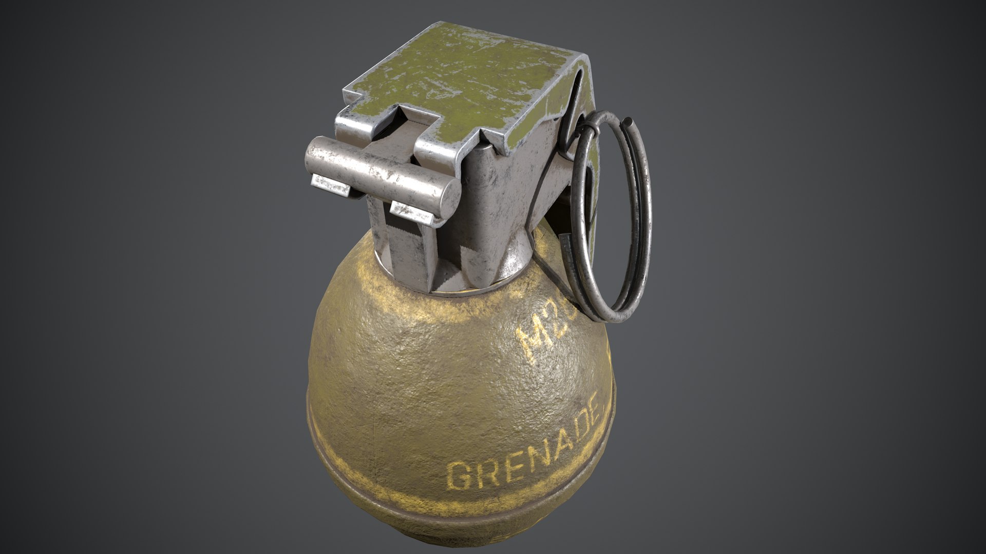 low-poly grenades 3D model https://p.turbosquid.com/ts-thumb/eQ/MYOxIN/xkQZeVDc/screenshot004/png/1604589239/1920x1080/fit_q87/ec4fe3c1bd594d64481be994bdb0a914998295d3/screenshot004.jpg