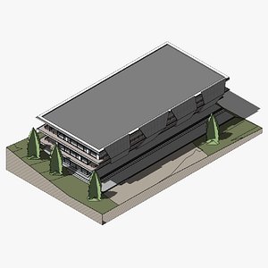 3D Huge House - Revit model model