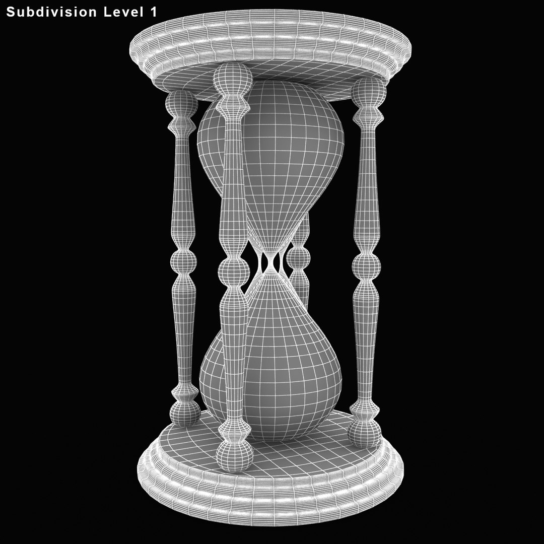 3d Realistic Hourglass Model 