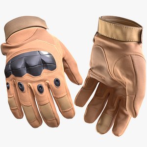 3D Man and Woman in Tactical Gloves 14 model