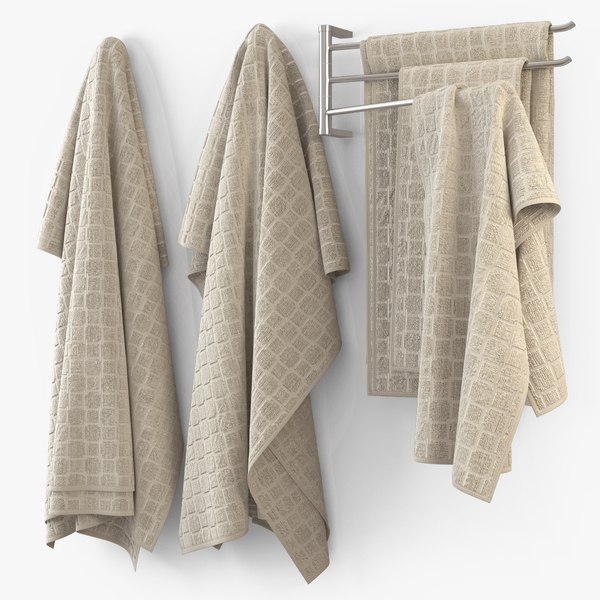 3d model towel cloth fabric