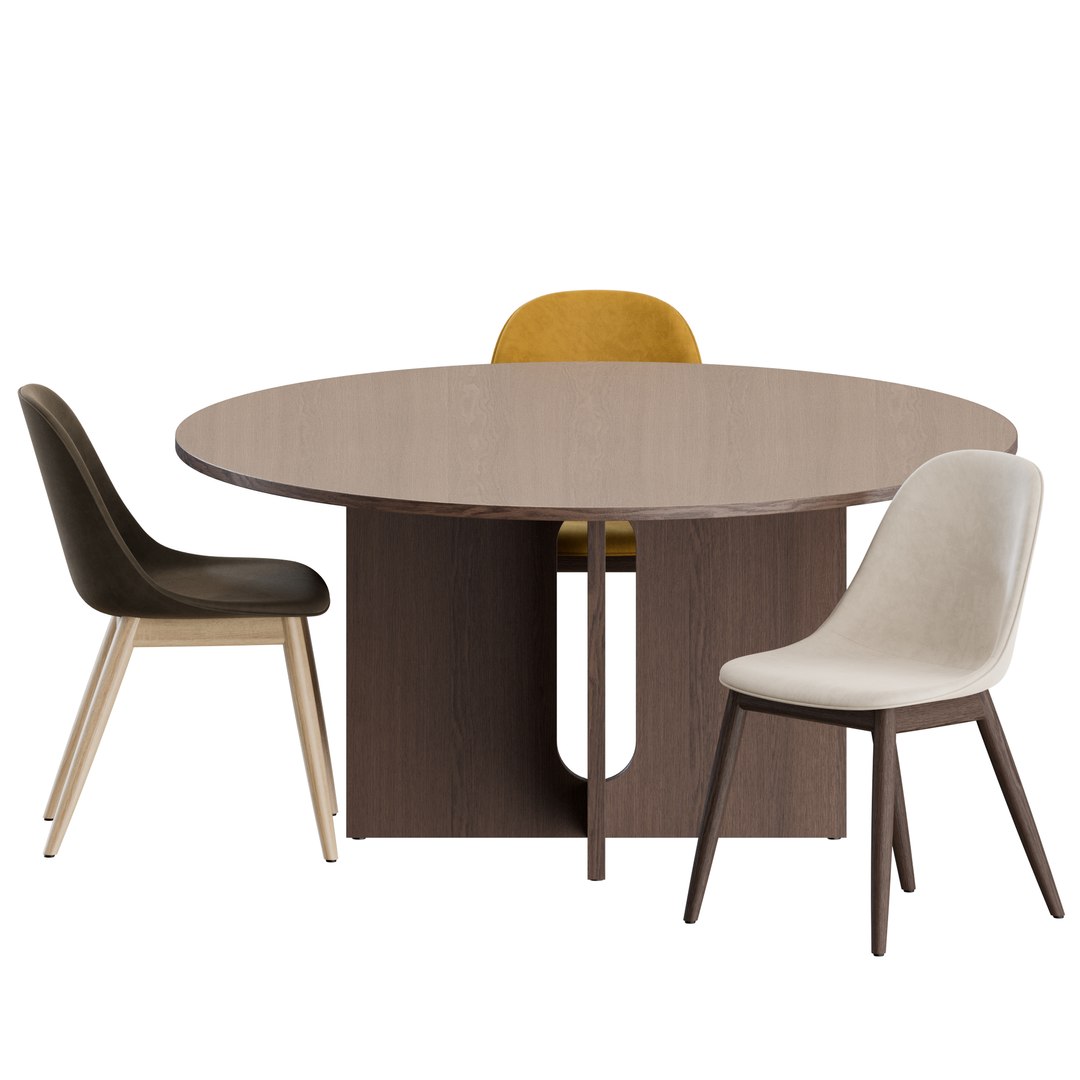 3D menu dinning set model - TurboSquid 1678962