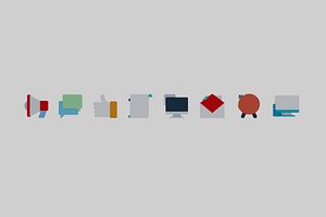ui icon pack 3D model