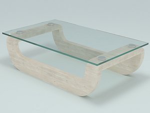 glide coffee table 3d model