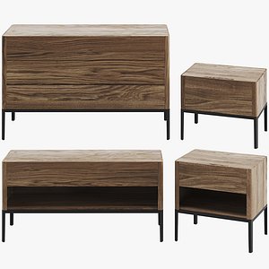 Porada Nara table commode