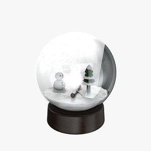 3D Snowglobe model