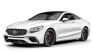 3D Mercedes-Benz S63 AMG Coupe 2018