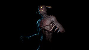 3D Demon Screamer model