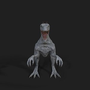 3D Dinosaurs Velociraptor Hybrid 3D model model