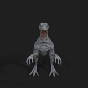 Dinosaurs Velociraptor Hybrid 3D model