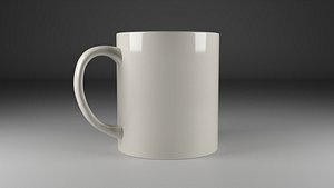 3D High Poly Mug