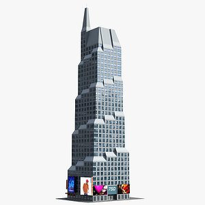 750 Seventh Avenue Times Square Low Poly 3D model