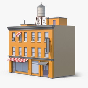 3D Apartment Building 34