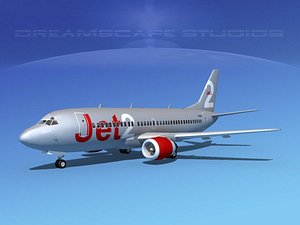 boeing 737 737-300 3d max