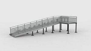 Wheelchair ramp 3D model