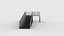 Wheelchair ramp 3D model
