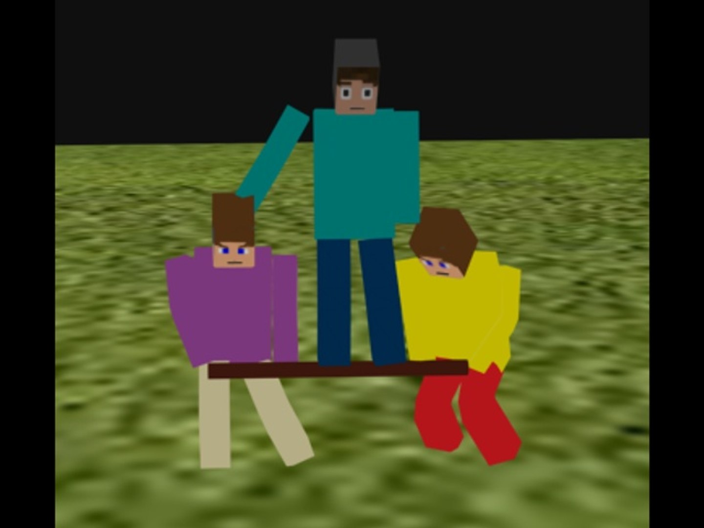 3d Minecraft Parkour Model