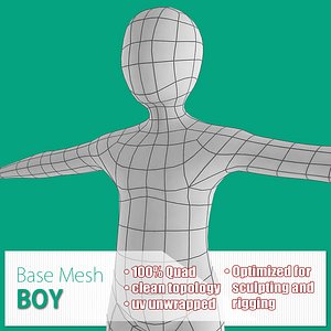Boy Base Mesh