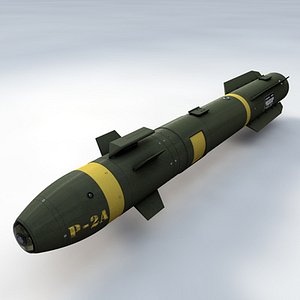 Extreme Detail AGM-114 Hellfire Missile (two complete models)