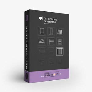 office blind generator hda 3D model