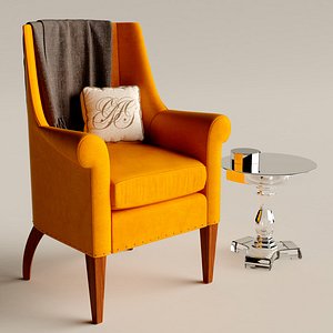 Armchair set 3D