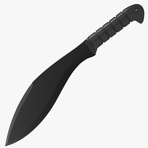 ka-bar kukri machete 3D model