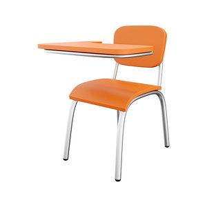 3D model school desk