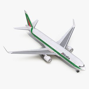 Boeing 767-300ER Alitalia 3D Model