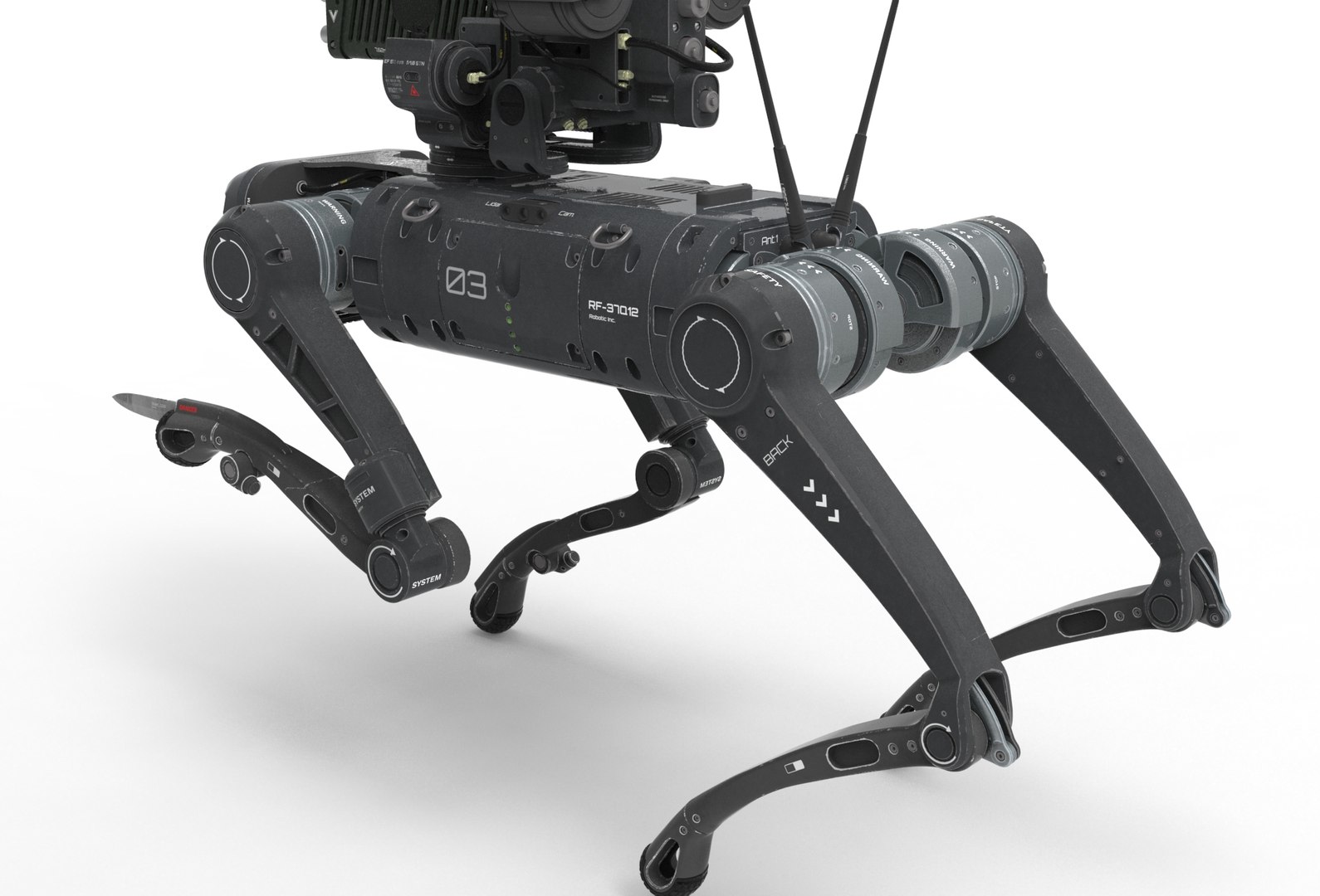 Military Robot Dog with a gun model https://p.turbosquid.com/ts-thumb/eR/Q8WcmF/2n/gun_dog.38/jpg/1755633828/1920x1080/fit_q87/96bcd85a89d9711b5ec1b9170ee19f93be11d85b/gun_dog.38.jpg