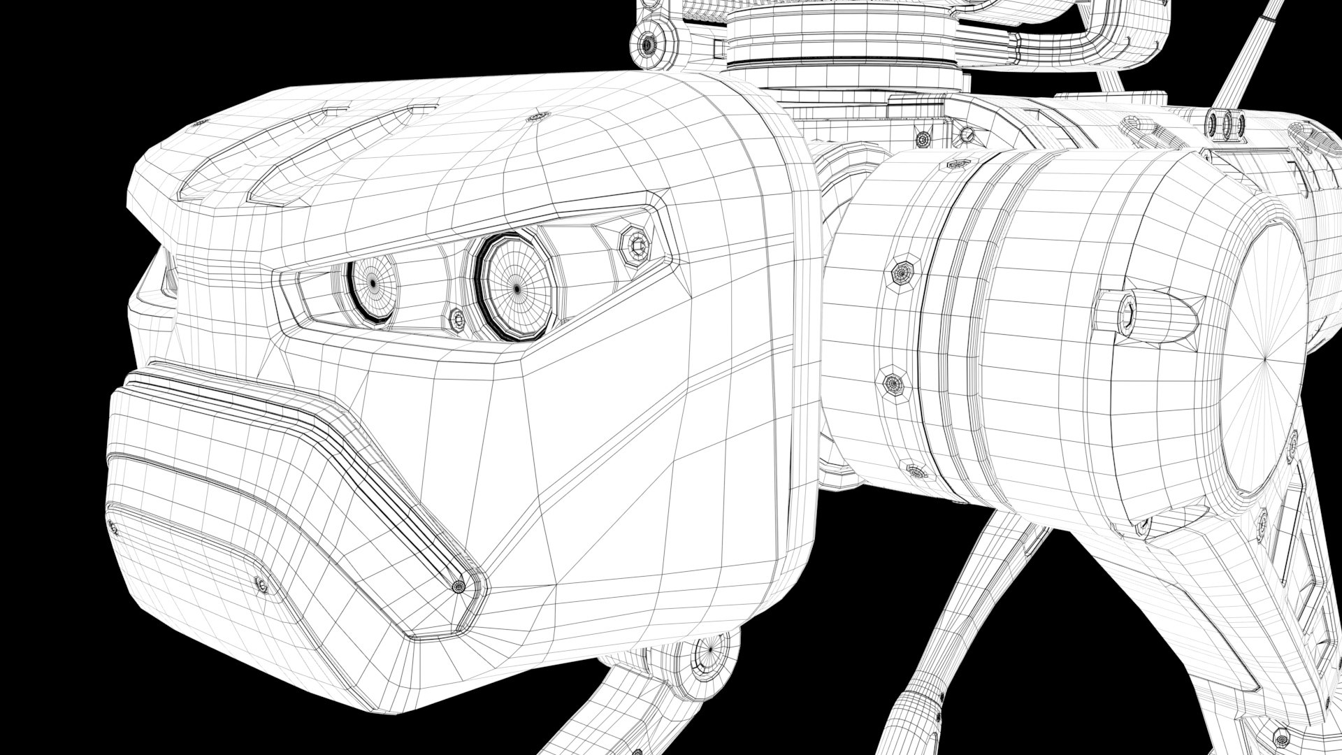 Military Robot Dog with a gun model https://p.turbosquid.com/ts-thumb/eR/Q8WcmF/7R/wf3/jpg/1755633839/1920x1080/fit_q87/e0a80ce08c44ec1c1f67f74a5bfcc14d5c69ade3/wf3.jpg