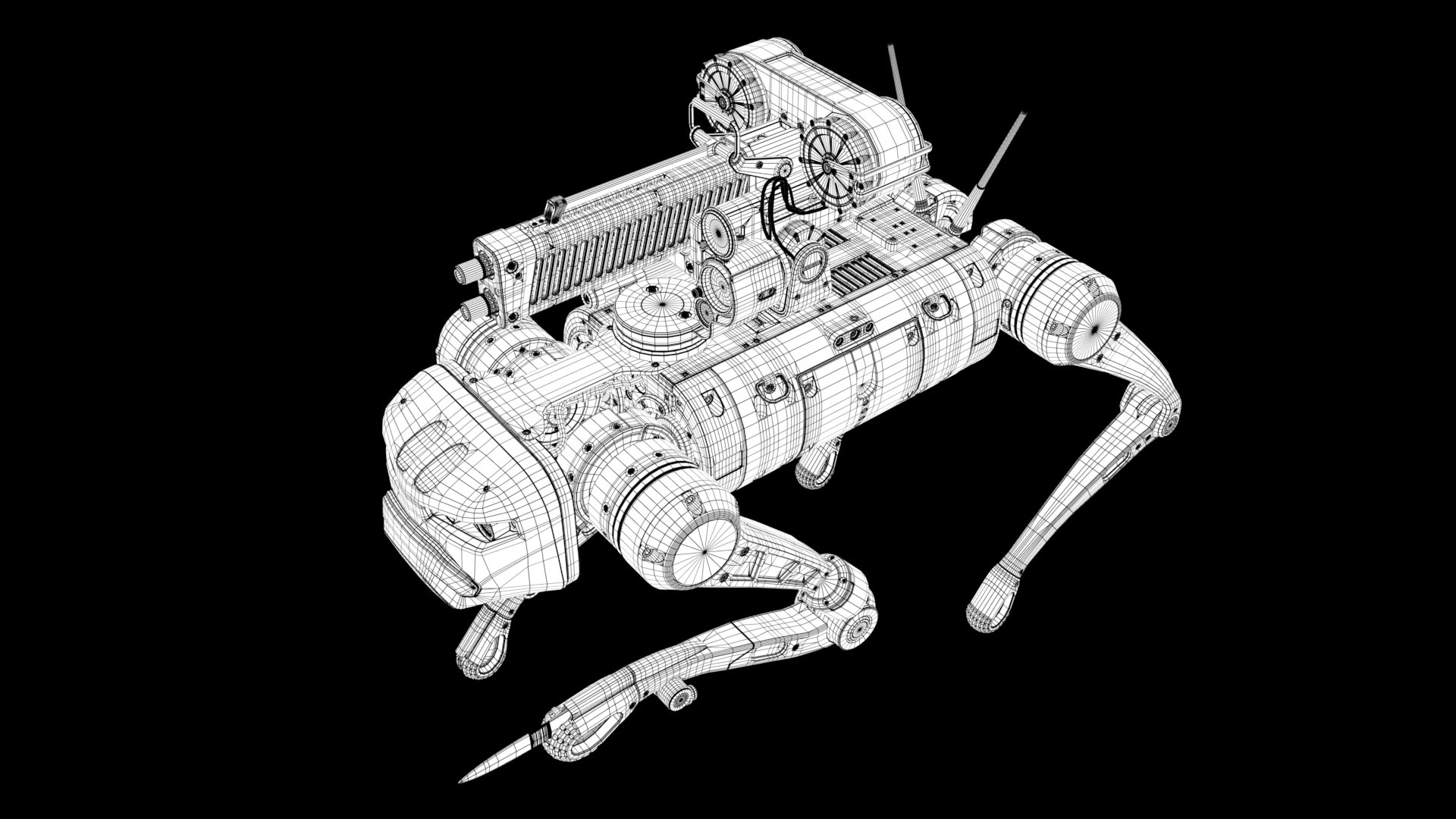 Military Robot Dog with a gun model https://p.turbosquid.com/ts-thumb/eR/Q8WcmF/Tw/wf2/jpg/1755633839/1920x1080/fit_q87/c0fb46eb1a57543dc7a0fdec7fbcc881b7fcc5ff/wf2.jpg