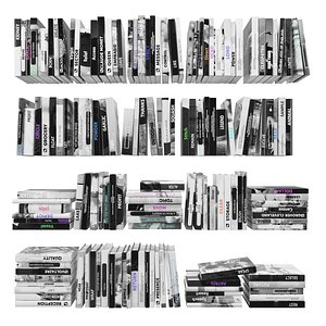 3D model book shelve bookcase