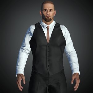 Realistic Man 3D model