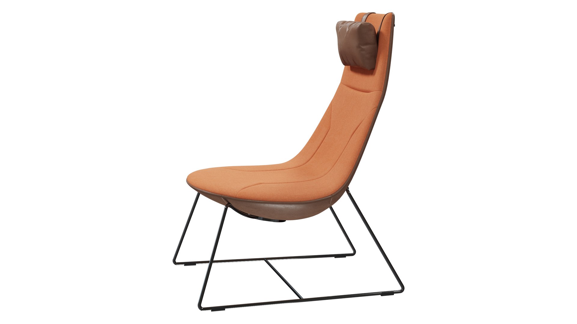 Armchair Profim Chic Lounge Two Options 3D Model - TurboSquid 2184413