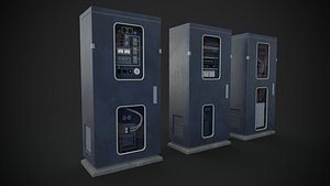 electric cabinet 3D model