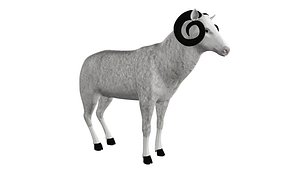 fully rigged farm animal 3D