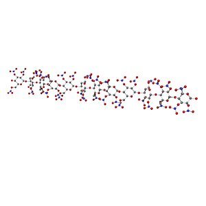 molecules chain obj