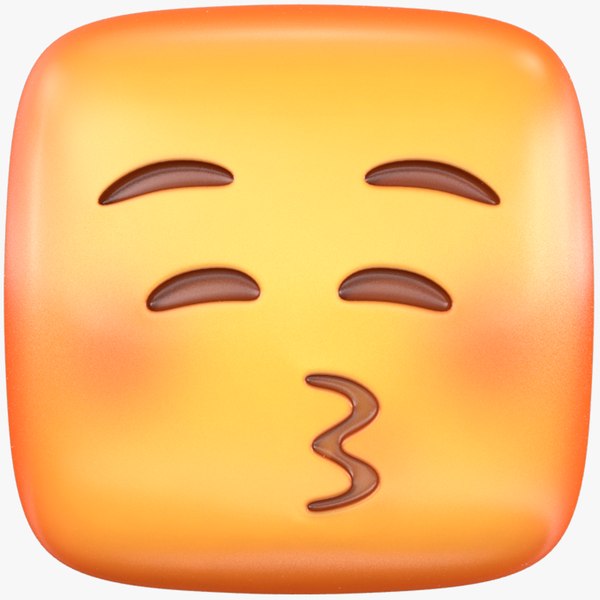 Smiley Face Emoji 19 3D