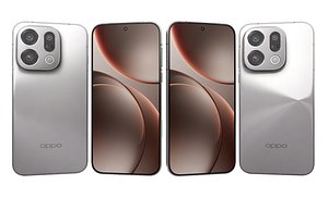 3D model OPPO Find X9 Velvet Titanium