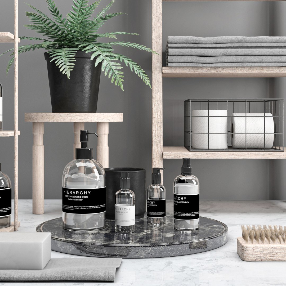Bathroom Collection Model - TurboSquid 1827457