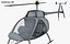 3D Generic Light Helicopter M 1