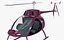 3D Generic Light Helicopter M 1
