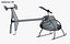 3D Generic Light Helicopter M 1