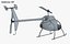 3D Generic Light Helicopter M 1
