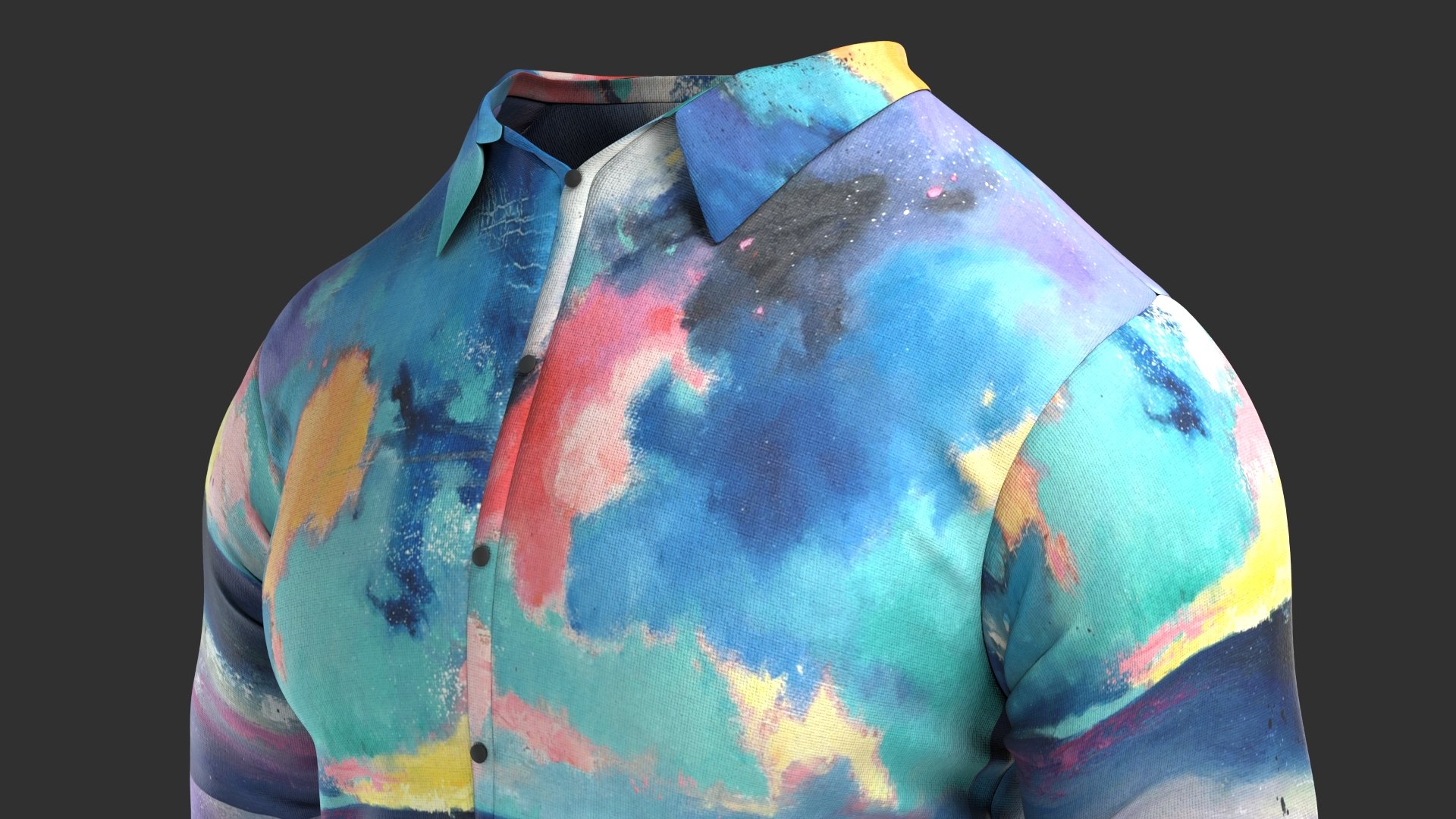 3D Shirt Colorfull - TurboSquid 2084581